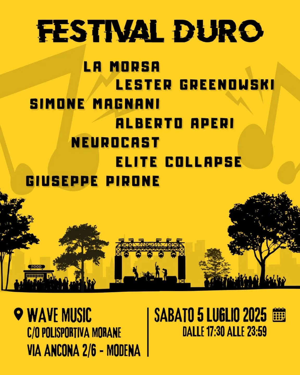 Locandina 3&ordf; edizione Festival Duro