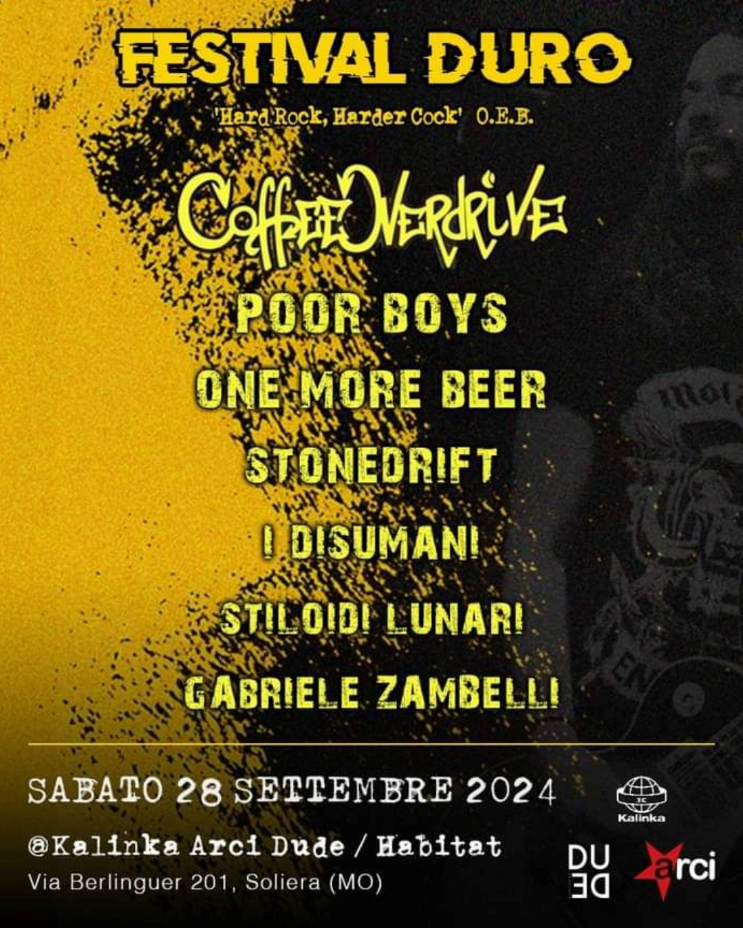 Locandina 2&ordf; edizione Festival Duro