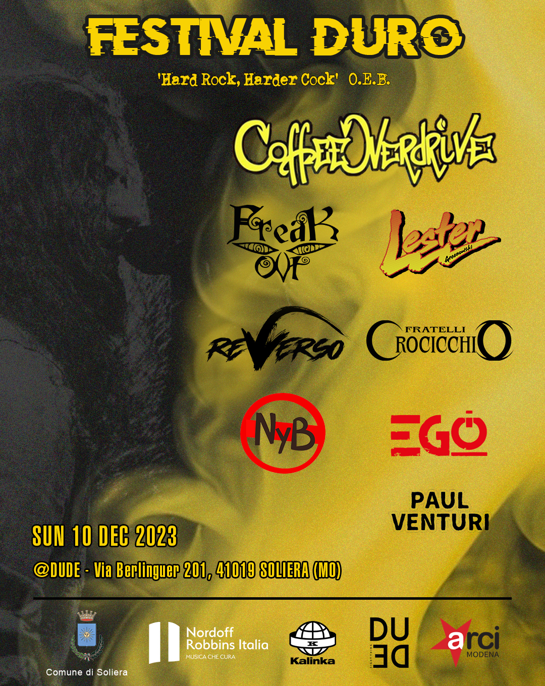 Locandina 1&ordf; edizione Festival Duro